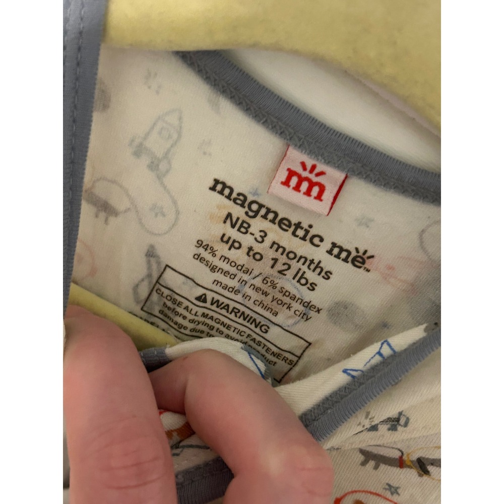 Magnetic Me Space Dogs Rocket Ship Gown NB-3 Months - Picture 4 of 4